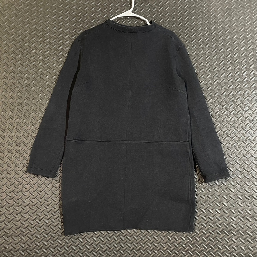 Lululemon City Bound Sweater Dress Women's 10 Black Long Sleeve Pockets